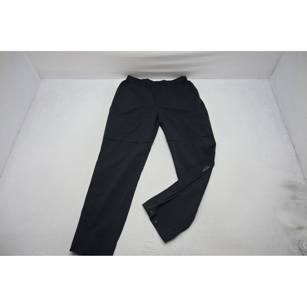 Sun Mountain Rain Pants Men XL Black Waterproof Golf Outdoor Vented Excellent